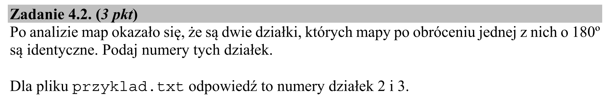 Matura, maj 2019, zadanie 4.2