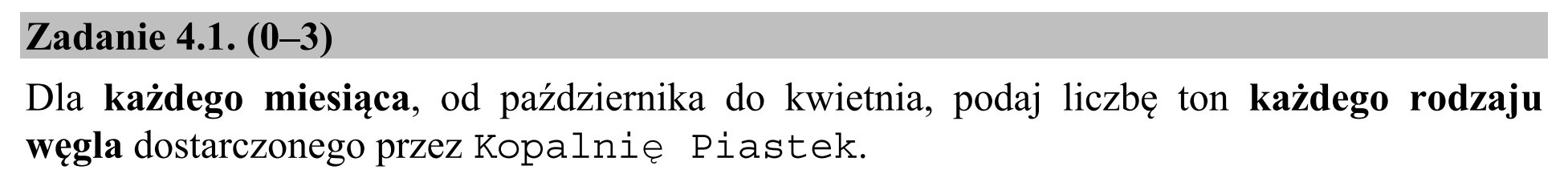 Matura dodatkowa, czerwiec 2015, zadanie 4.1