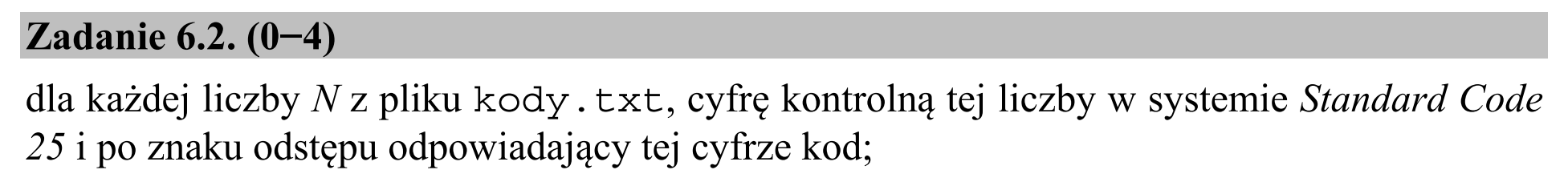 Matura dodatkowa, czerwiec 2015, zadanie 6.2