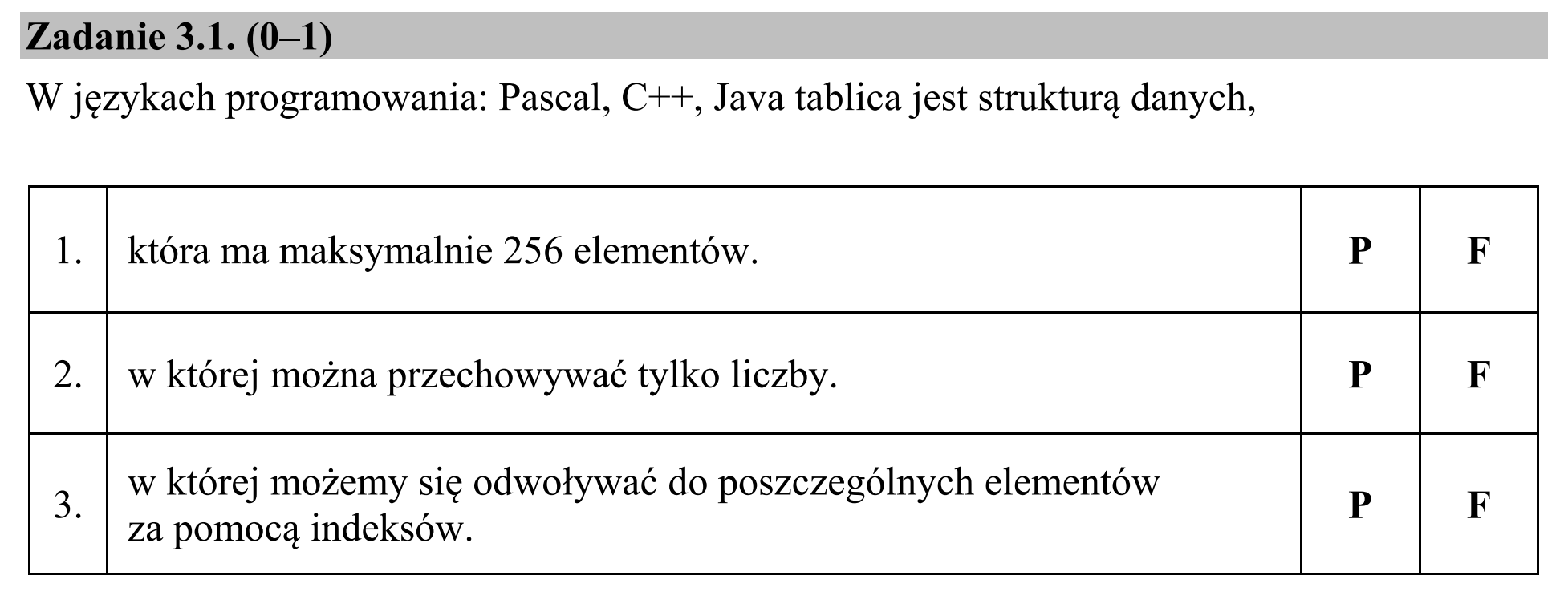 Matura dodatkowa, czerwiec 2016, zadanie 3.1