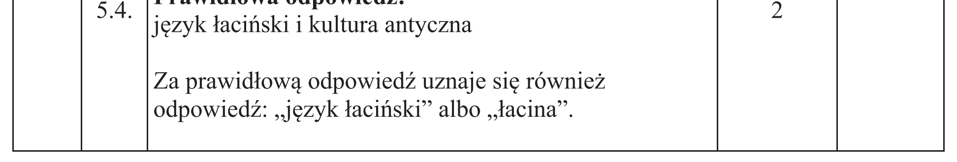 Matura dodatkowa, czerwiec 2016, odpowiedź do zadania 5.4