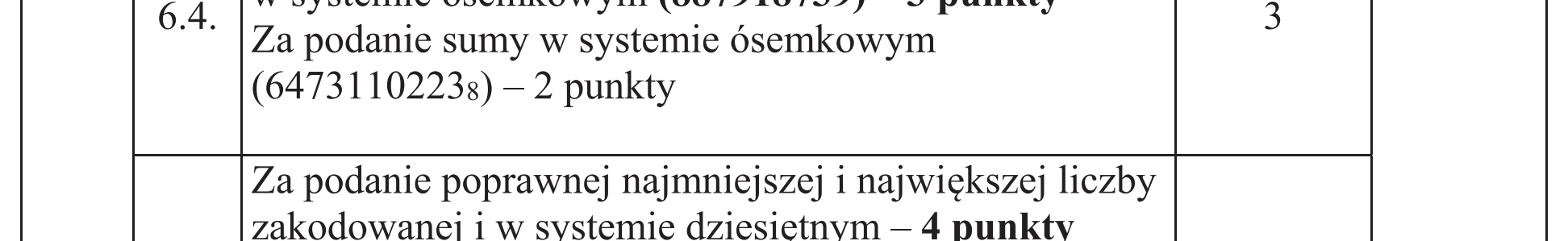 Matura dodatkowa, czerwiec 2016, odpowiedź do zadania 6.4