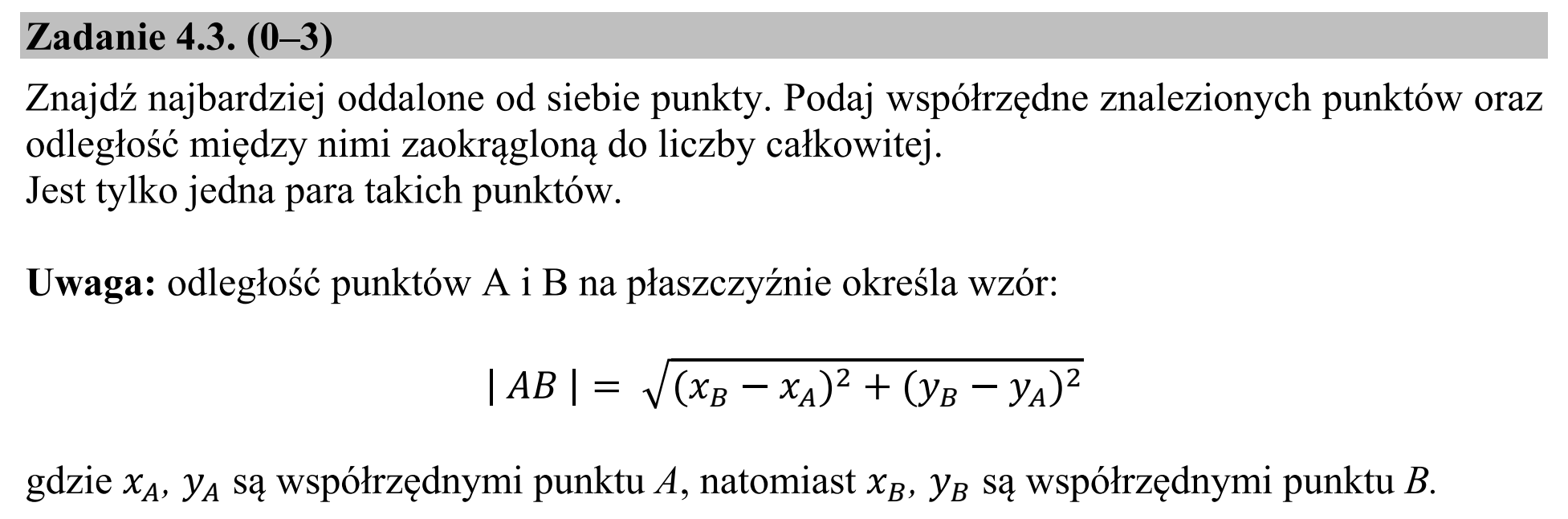 Matura dodatkowa, czerwiec 2017, zadanie 4.3
