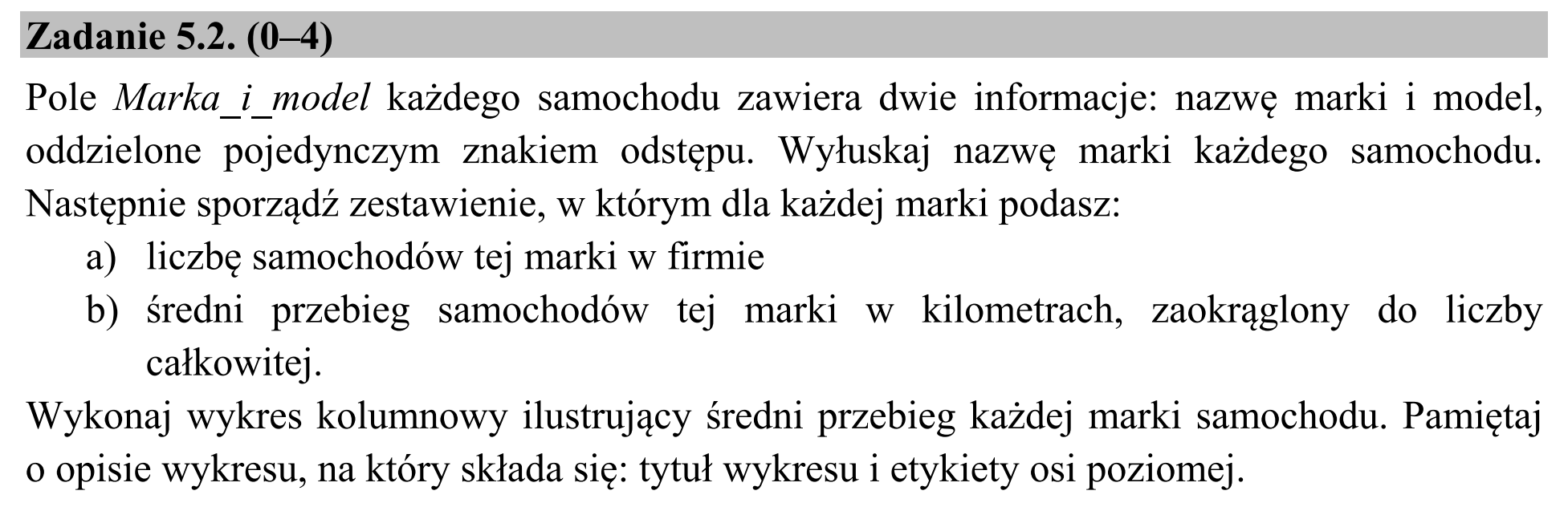 Matura dodatkowa, czerwiec 2017, zadanie 5.2