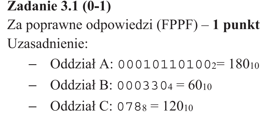 Matura dodatkowa, czerwiec 2017, odpowiedź do zadania 3.1