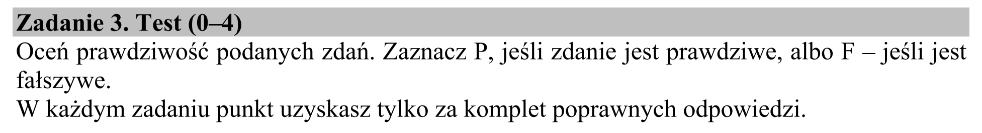 Matura dodatkowa, czerwiec 2018, wstęp zadania 3