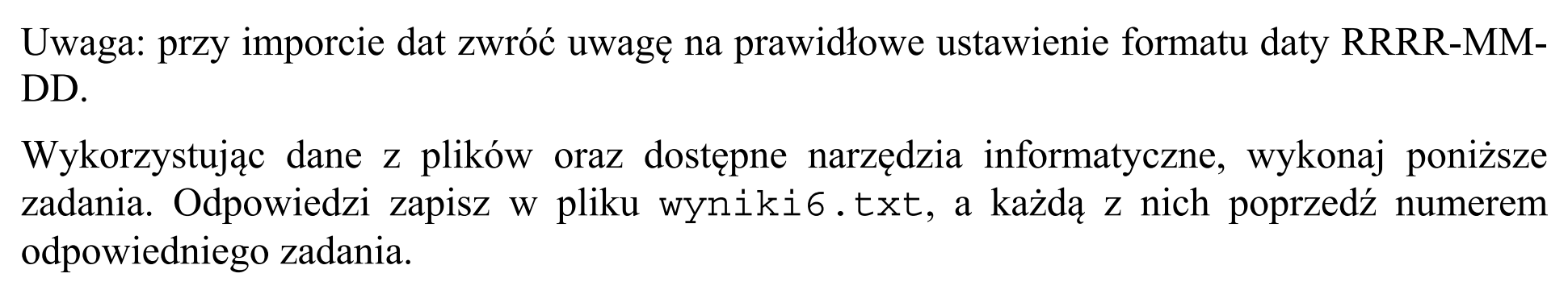 Matura dodatkowa, czerwiec 2018, wstęp zadania 6, fragment 2