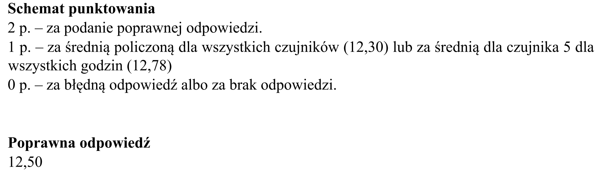 Matura dodatkowa, czerwiec 2018, odpowiedź do zadania 5.1
