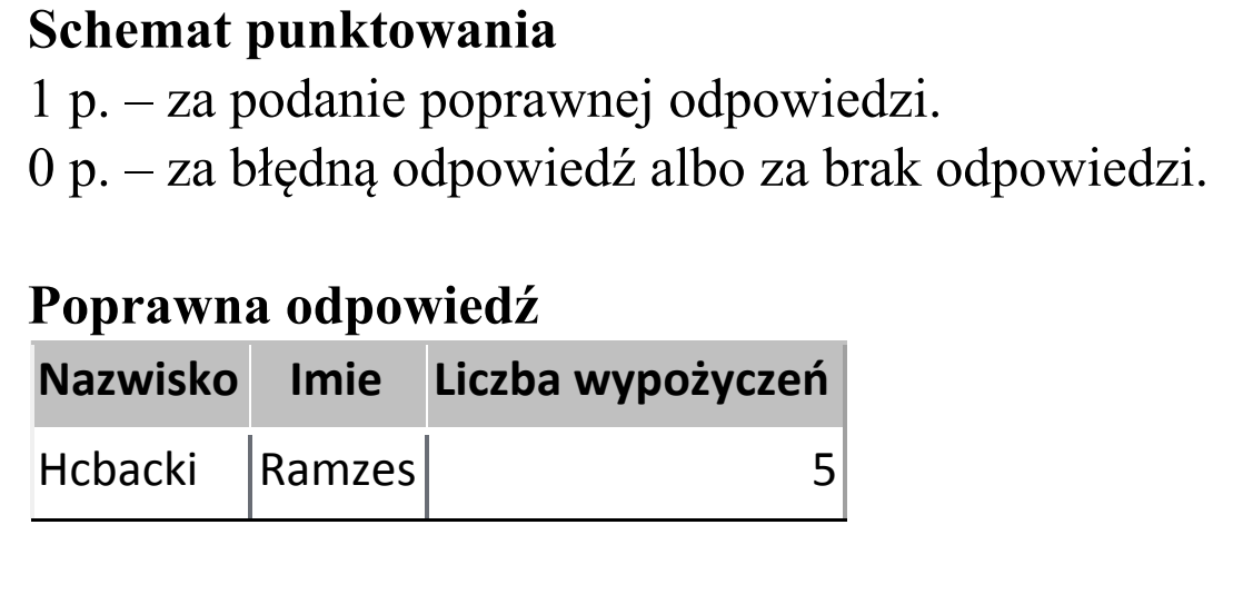 Matura dodatkowa, czerwiec 2018, odpowiedź do zadania 6.3