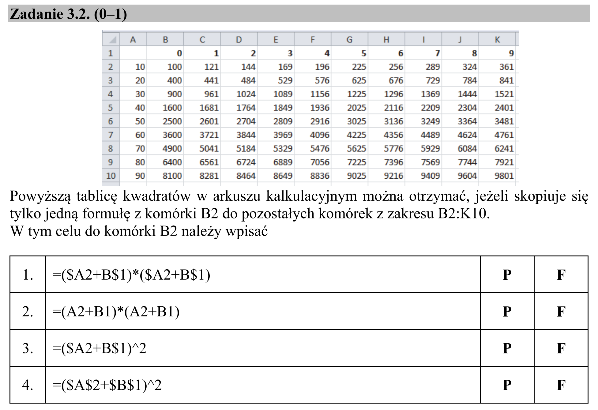 Matura dodatkowa, czerwiec 2019, zadanie 3.2