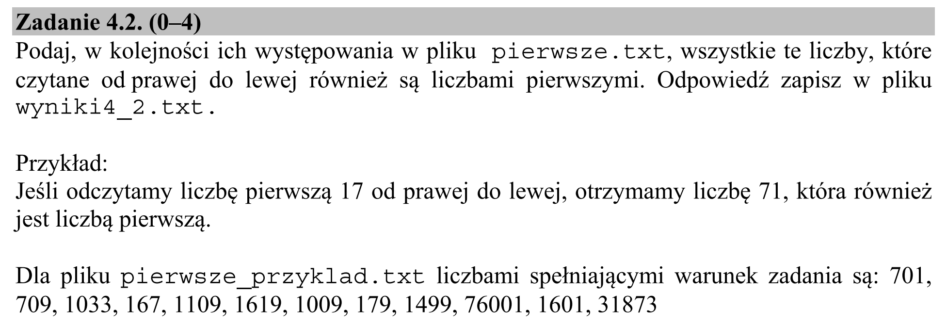 Matura dodatkowa, czerwiec 2019, zadanie 4.2
