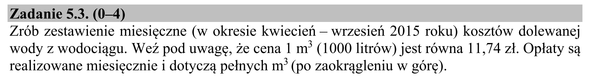 Matura dodatkowa, czerwiec 2019, zadanie 5.3