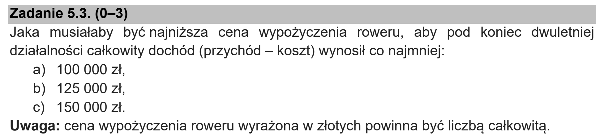 Matura dodatkowa, czerwiec 2021, zadanie 5.3