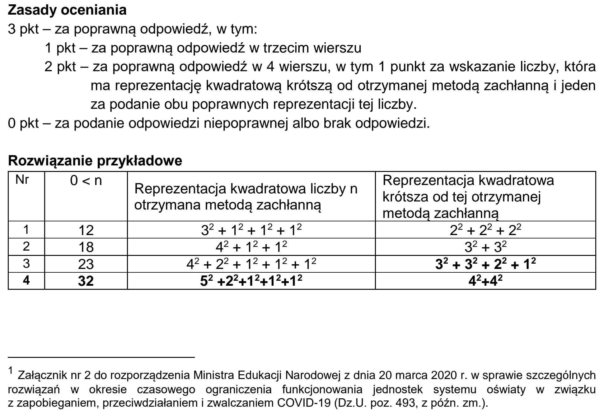 Matura dodatkowa, czerwiec 2021, odpowiedź do zadania 1.1