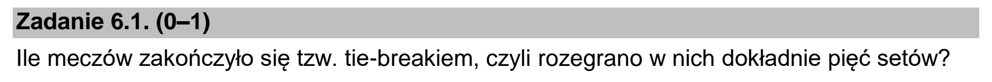 Matura dodatkowa, czerwiec 2022, zadanie 6.1