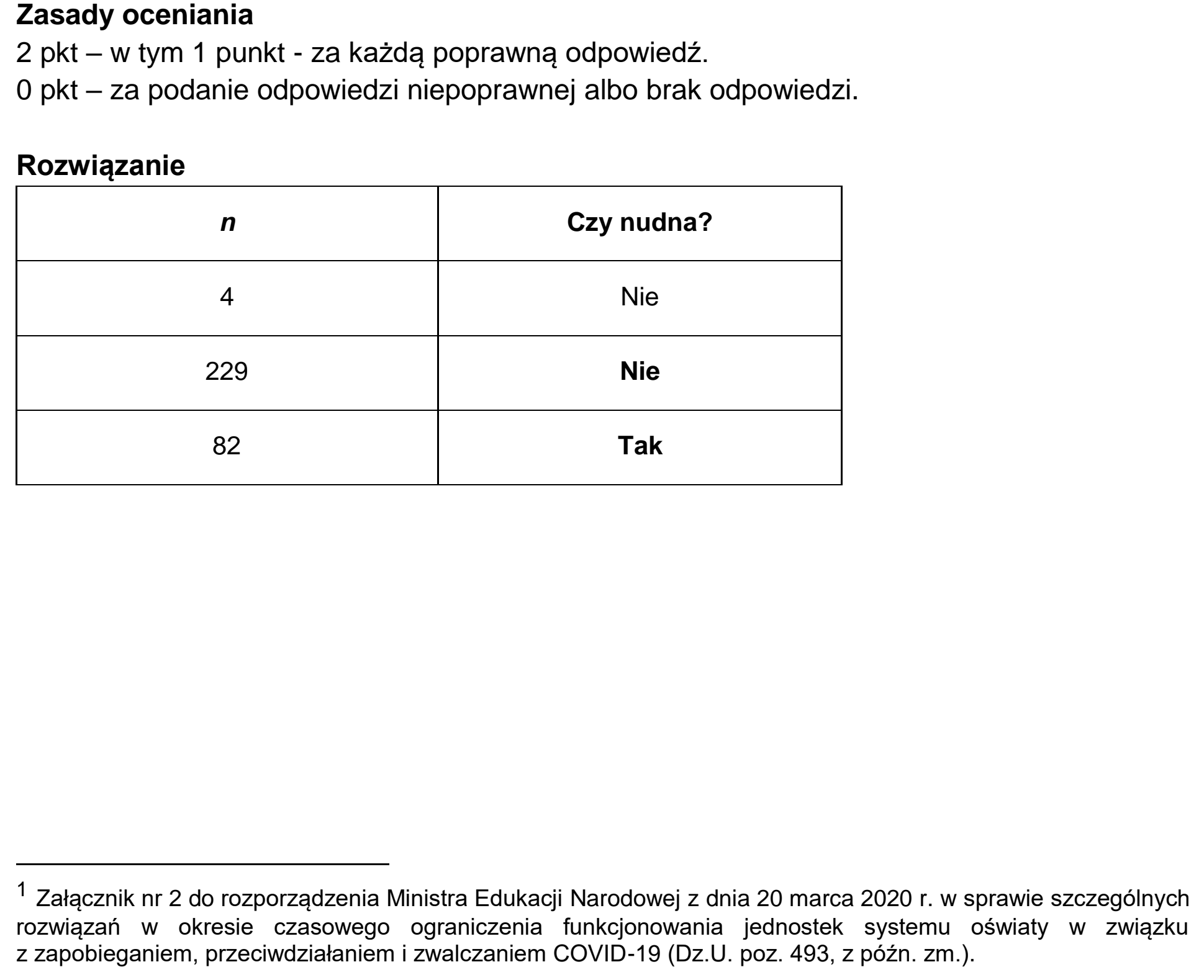 Matura dodatkowa, czerwiec 2022, odpowiedź do zadania 1.1