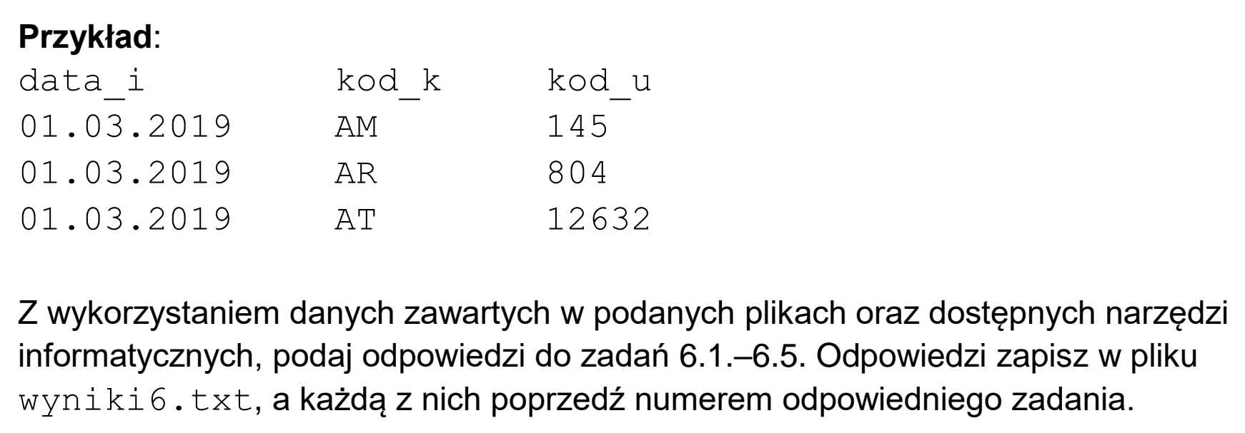 Matura dodatkowa, czerwiec 2023, wstęp zadania 6, fragment 2