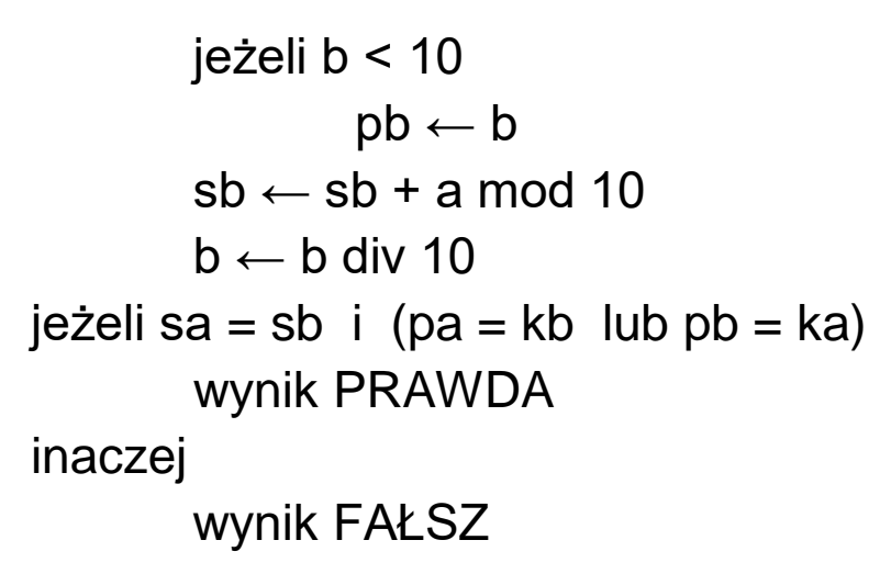 Matura dodatkowa, czerwiec 2023, odpowiedź do zadania 1.2, fragment 2