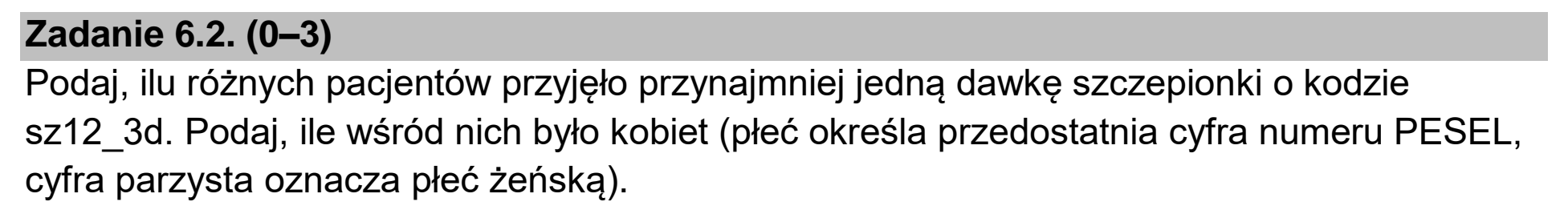 Matura dodatkowa, czerwiec 2024, zadanie 6.2