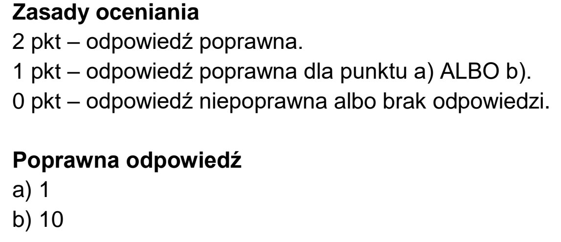 Matura dodatkowa, czerwiec 2025, odpowiedź do zadania 2.3