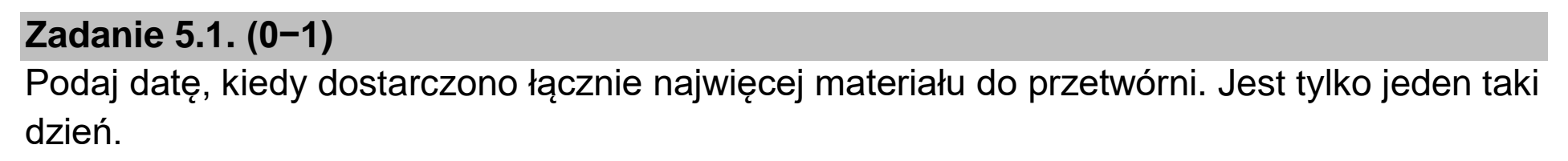 Matura dodatkowa, czerwiec 2026, zadanie 5.1