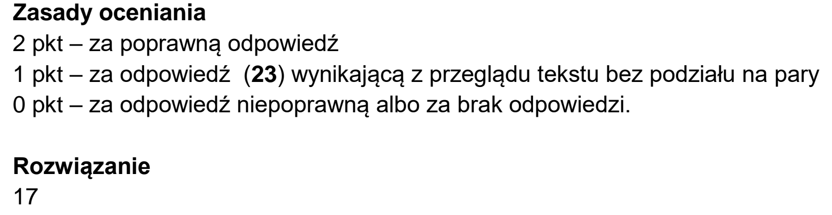 Matura dodatkowa, czerwiec 2026, odpowiedź do zadania 4.1