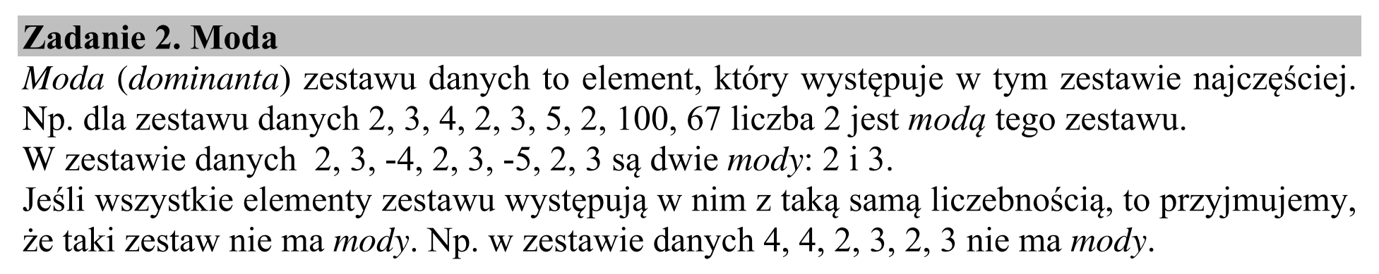Matura próbna, kwiecień 2020, wstęp zadania 2