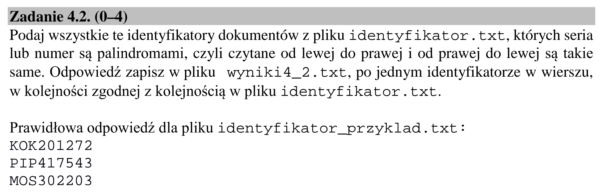 Matura dodatkowa, lipiec 2020, zadanie 4.2