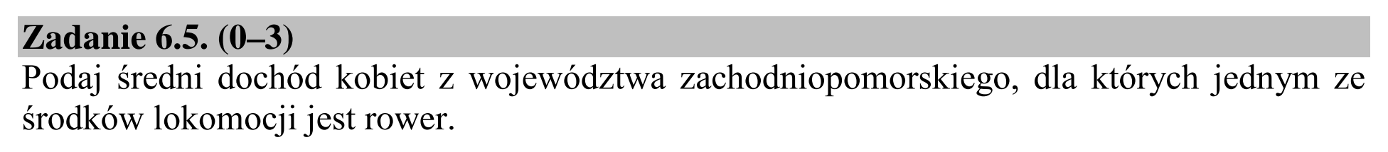 Matura dodatkowa, lipiec 2020, zadanie 6.5
