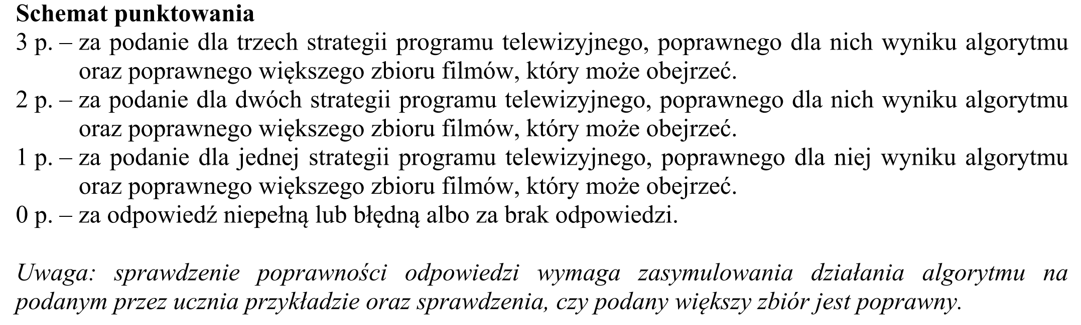 Matura, maj 2015, odpowiedź do zadania 1.2
