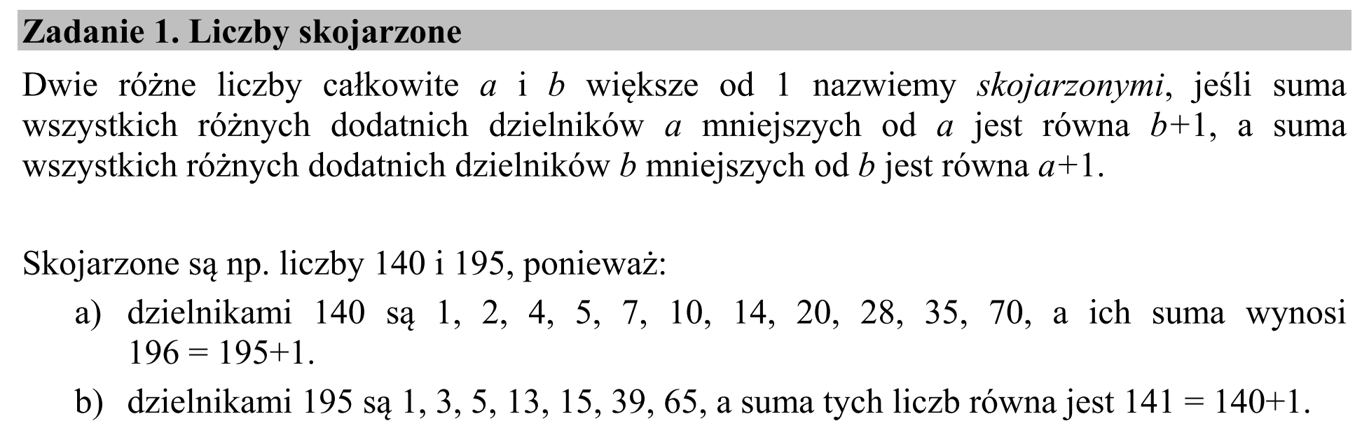 Matura, maj 2016, wstęp zadania 1