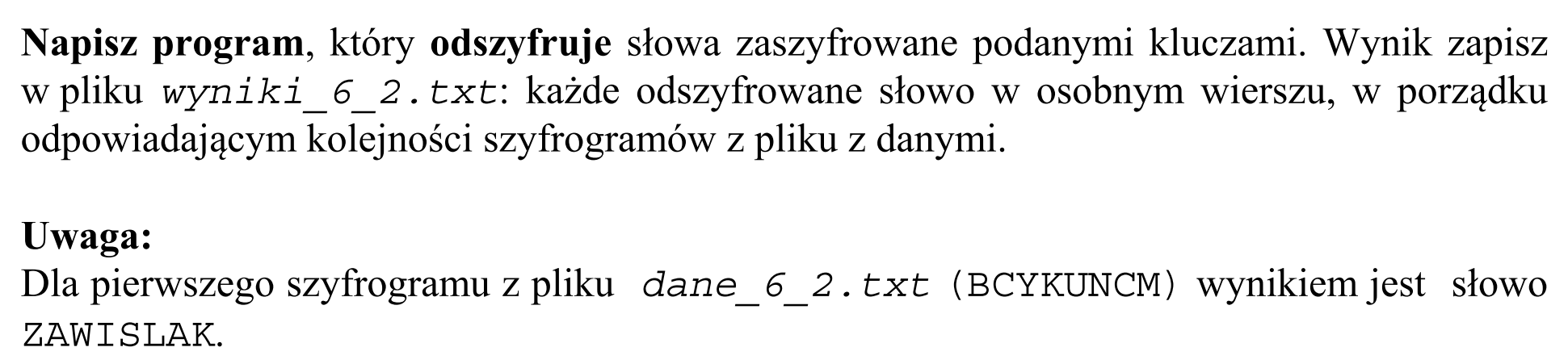 Matura, maj 2016, zadanie 6.2, fragment 2
