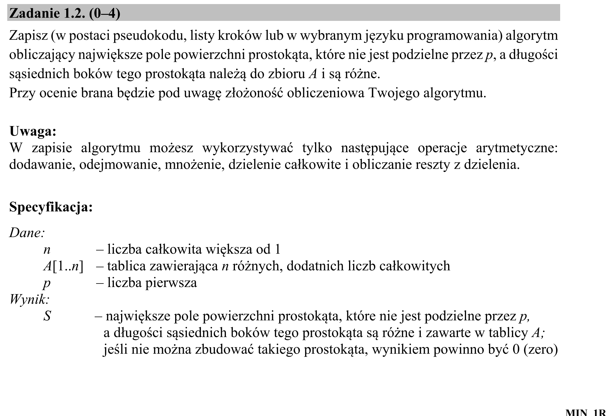 Matura, maj 2017, zadanie 1.2, fragment 1