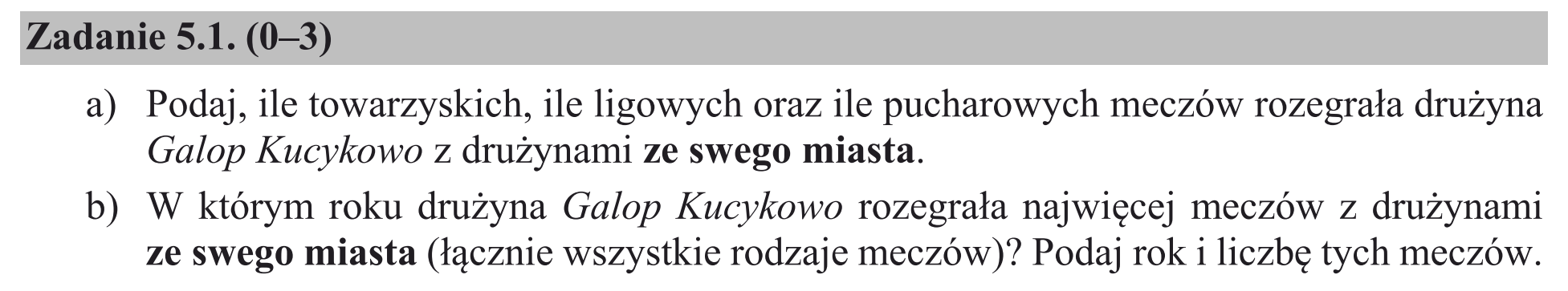 Matura, maj 2017, zadanie 5.1