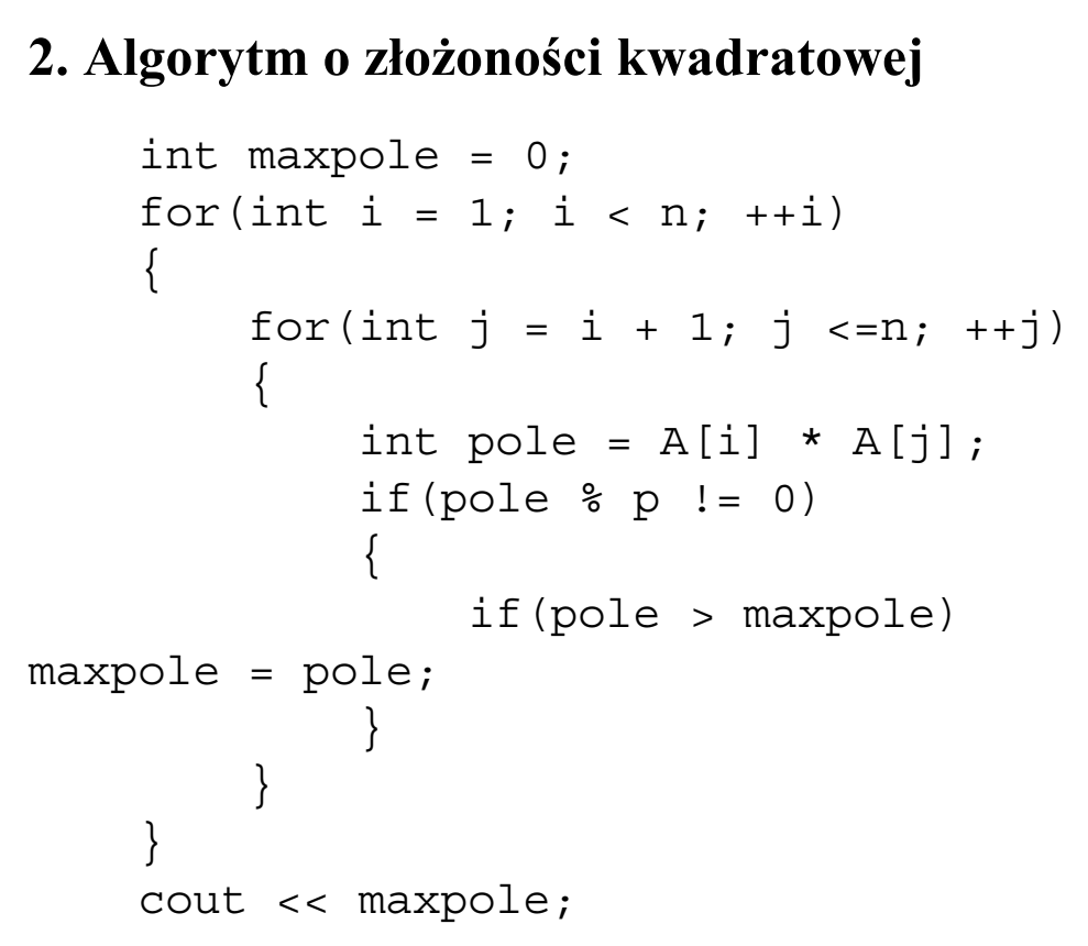 Matura, maj 2017, odpowiedź do zadania 1.2, fragment 2