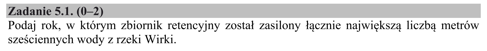 Matura, maj 2018, zadanie 5.1