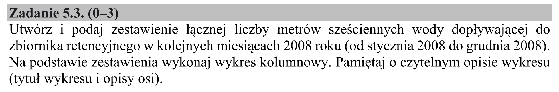 Matura, maj 2018, zadanie 5.3