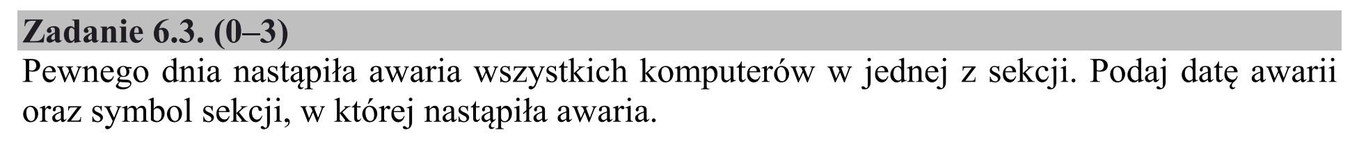 Matura, maj 2018, zadanie 6.3