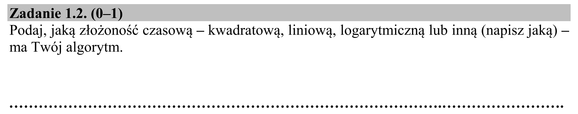 Matura, maj 2019, zadanie 1.2