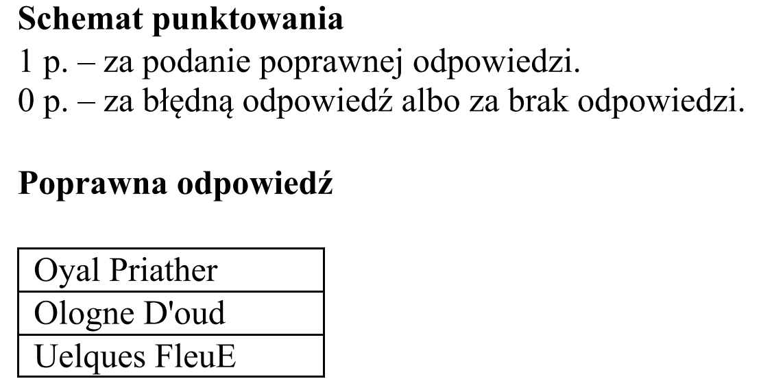 Matura, maj 2019, odpowiedź do zadania 6.1