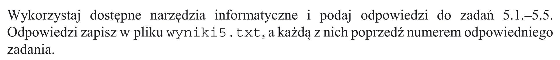 Matura, maj 2020, wstęp zadania 5, fragment 2