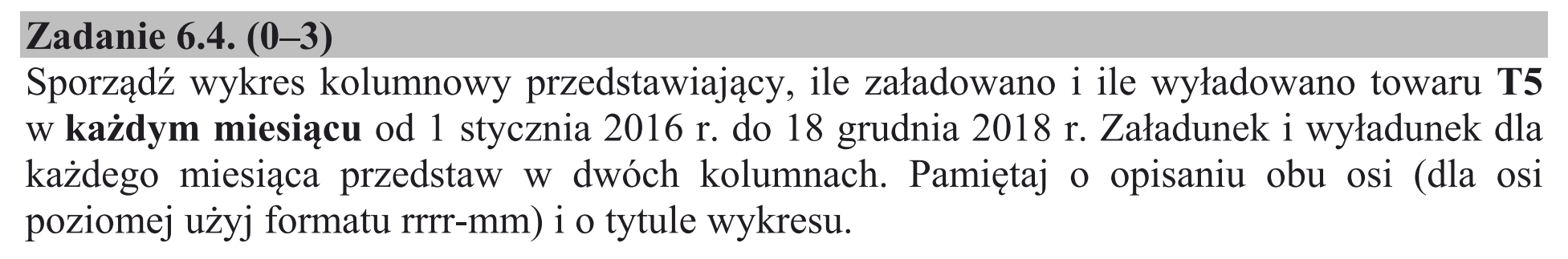 Matura, maj 2020, zadanie 6.4