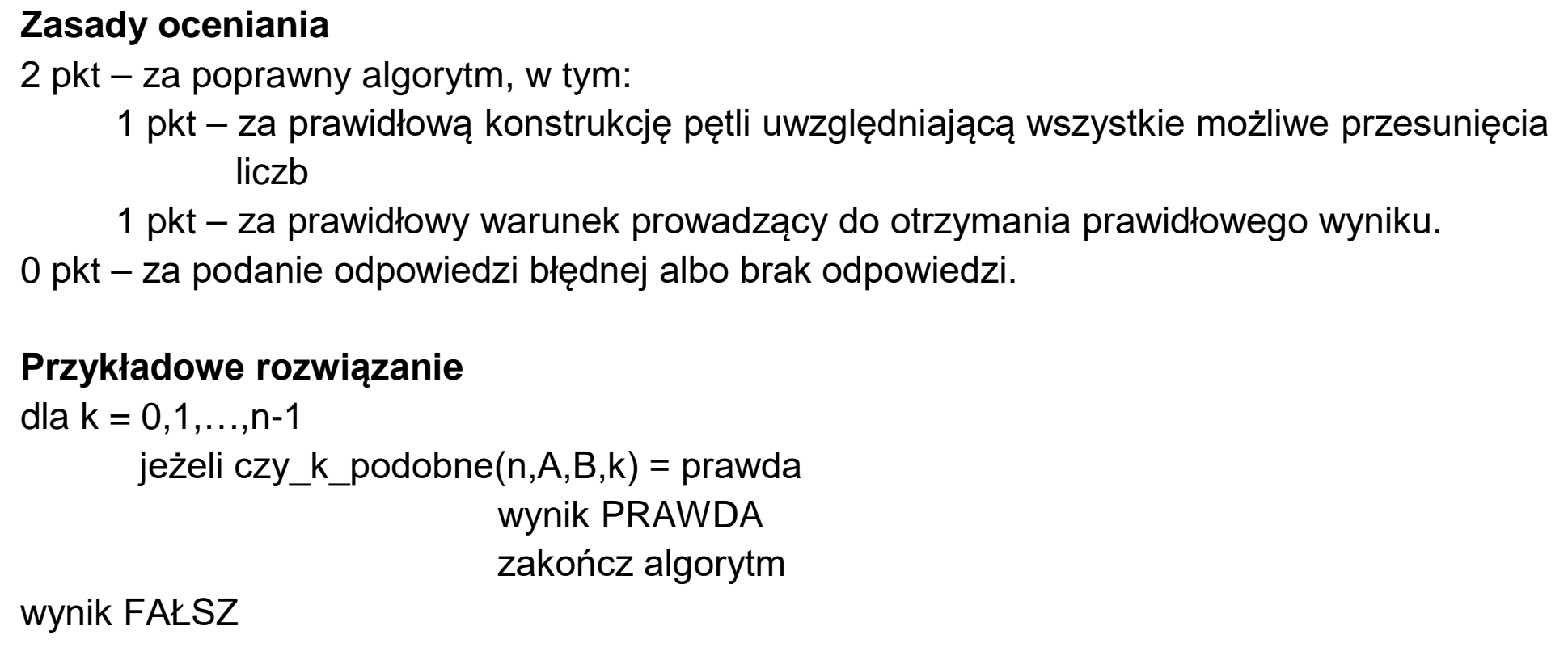 Matura, maj 2020, odpowiedź do zadania 1.3