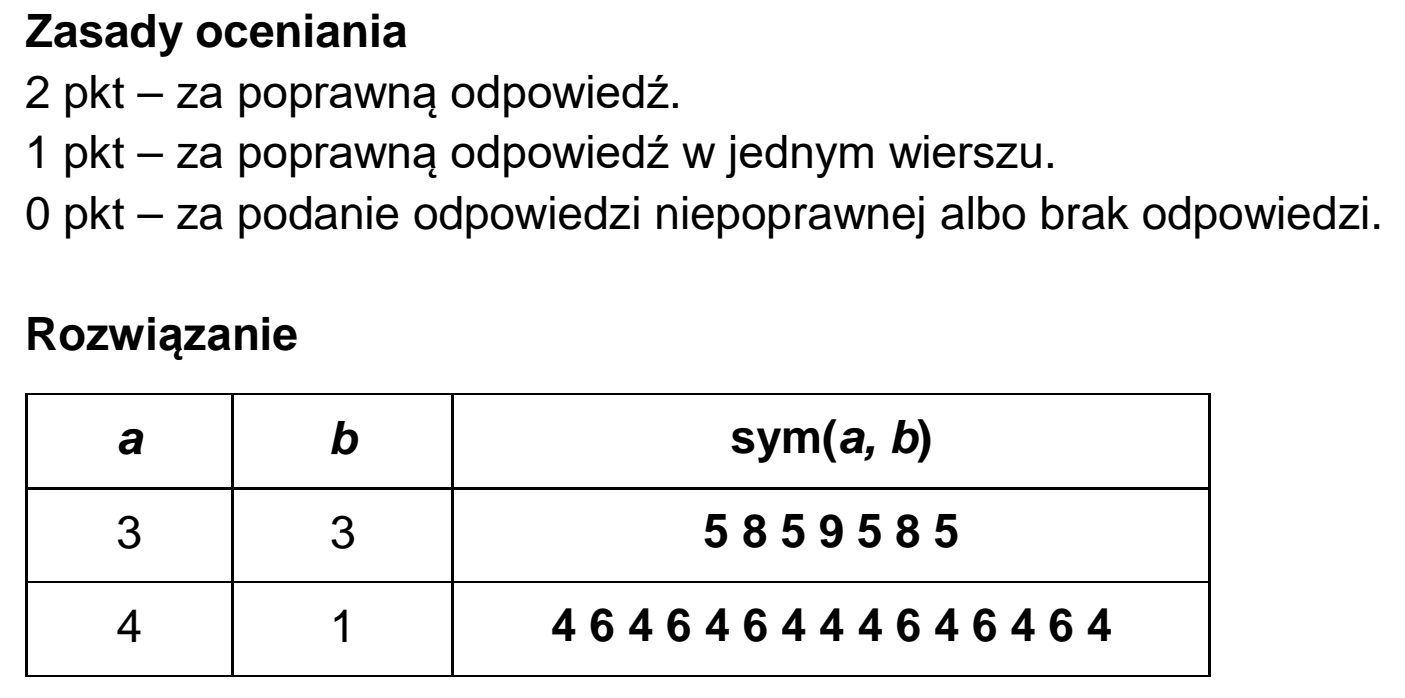 Matura, maj 2020, odpowiedź do zadania 2.1