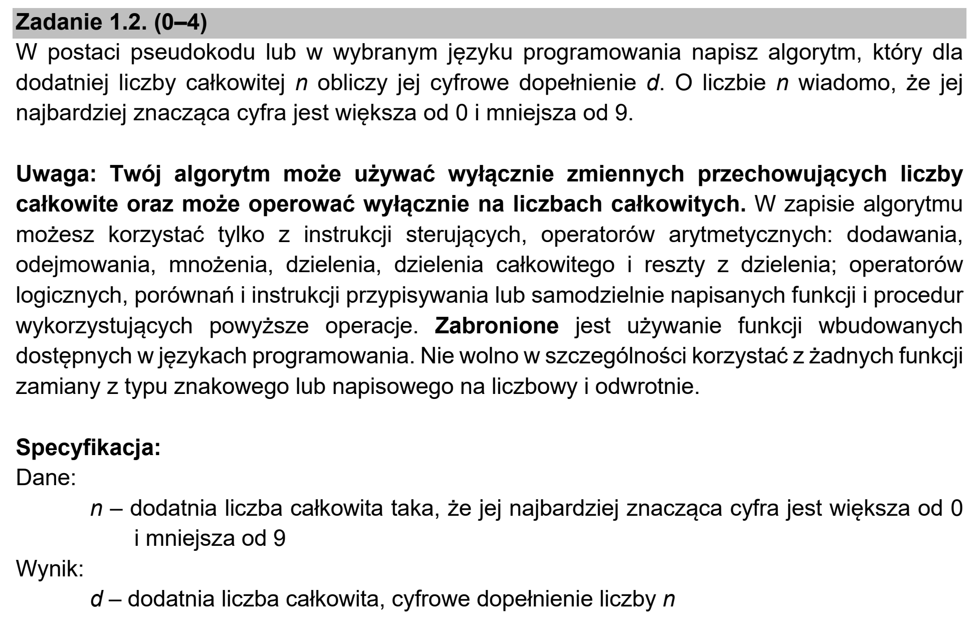 Matura, maj 2021, zadanie 1.2, fragment 1