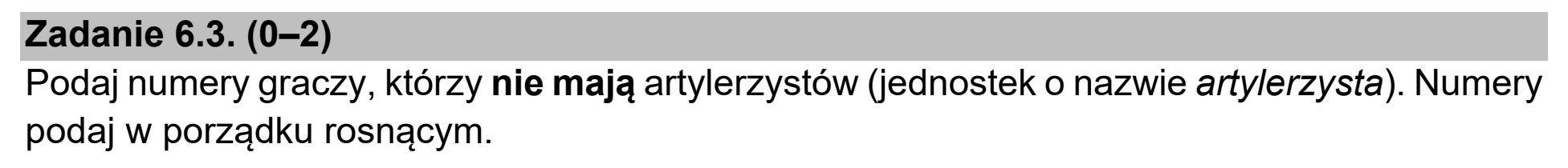 Matura, maj 2021, zadanie 6.3