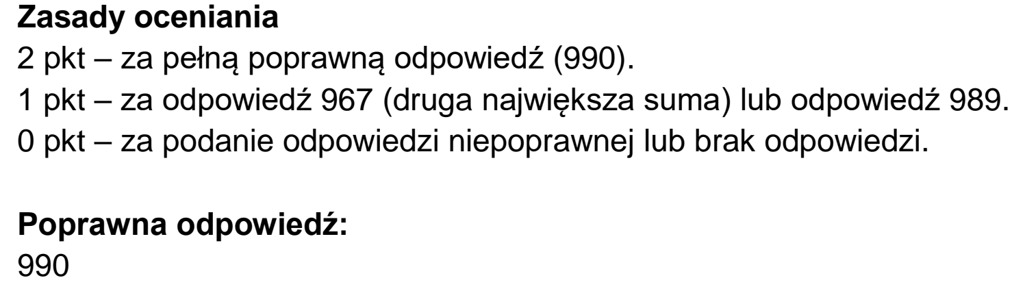 Matura, maj 2022, odpowiedź do zadania 2.3