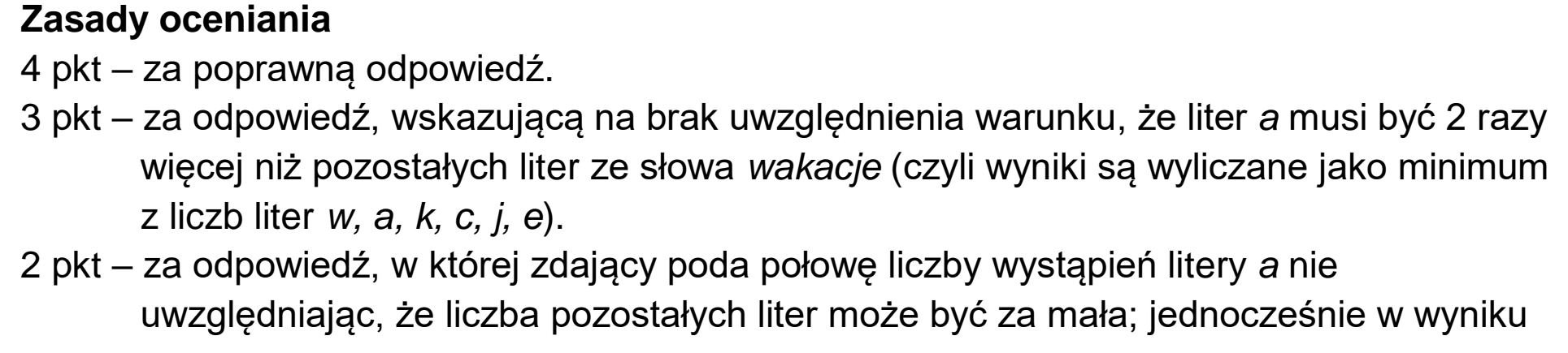 Matura, maj 2023, odpowiedź do zadania 4.2, fragment 1