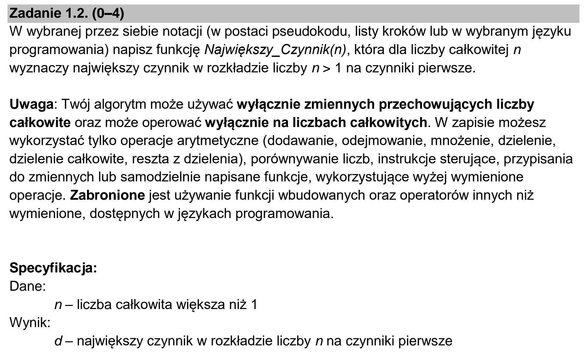 Matura, maj 2024, zadanie 1.2, fragment 1