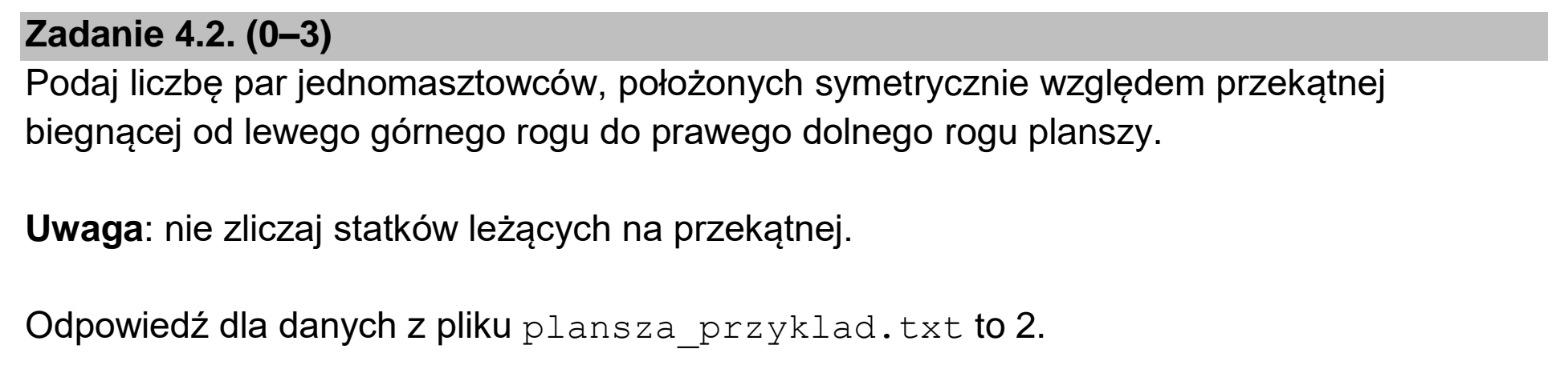 Matura, maj 2024, zadanie 4.2
